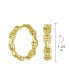 ფოტო #8 პროდუქტის Classic Round Paper Clip Link Open Anchor Puff Mariner Chain Link Hoop Earrings Women 1.25 Inch