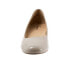 Фото #3 товара Trotters Dream T2302-256 Womens Beige Leather Slip On Pumps Heels Shoes