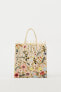 Embroidered fabric bag