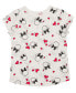 Little Girls Minnie Hearts Short Sleeve T-shirt and Dress, 2 Pc. Set