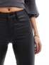 Vila coated jeans in black