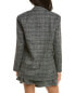 Avantlook Plaid Blazer Women's