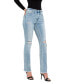 ფოტო #2 პროდუქტის Women's High Rise Straight Jeans