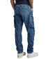 Фото #2 товара Men's Tapered-Fit Rovic Zip Moto Jeans