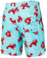 ფოტო #4 პროდუქტის Men's Oh Buoy 2N1 Lobster Print Volley 7" Swim Shorts