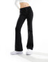 JDY Tulga bootcut jeans in black