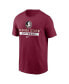 ფოტო #3 პროდუქტის Men's Garnet Florida State Seminoles Softball T-Shirt