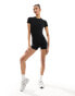 Фото #1 товара The Couture Club short sleeve fitted playsuit in black