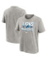 ფოტო #1 პროდუქტის Big Boys Heather Gray Detroit Lions 2023 NFL Playoffs Iconic T-shirt