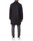ფოტო #2 პროდუქტის Men's Sheffield Melton Wool Slim Overcoat with Interior Bib