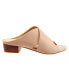 Фото #1 товара Trotters Nina T2226-130 Womens Beige Wide Leather Heeled Sandals Shoes 9.5