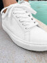 ASOS DESIGN Drama trainers in white