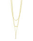 ფოტო #1 პროდუქტის Cubic Zirconia Lottie Layered Necklace