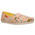 TOMS Alpargata Route 66 Slip On Womens Multi, Pink Flats Casual 10016888T