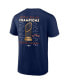 Фото #2 товара Men's Navy Houston Astros 2022 World Series Champions Signature Roster Short Sleeve T-shirt