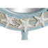 Wall mirror Home ESPRIT Sky blue Wood Rope Mediterranean 42,5 x 3 x 42,5 cm