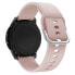 Uniwersalny silikonowy pasek do smartwatcha Silicone Strap TYS szer. 22mm różowy
