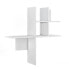 Wandregal Balance, Brick Accent Shelf