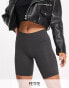 Фото #1 товара Brave Soul Petite sindy legging shorts in grey