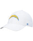 Men's White Los Angeles Chargers Clean Up Adjustable Hat - фото #3