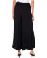 ფოტო #2 პროდუქტის Women's Smocked-Waist Wide-Leg Pants