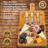Фото #11 товара Аксессуары для приготовления пищи BlauKe Бамбуковая сырная доска с набором ножей для сыра
