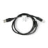 Фото #3 товара USB A - B cable 2.0 Lanberg - with a ferrite filter - black 1m