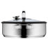 WMF Vitalis 17.4301.6040 - 5 L - Stainless steel - Round - Ceramic - Gas - Induction - Stainless steel - Glass