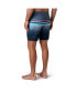 ფოტო #4 პროდუქტის Men's Diamond Plate Stripe Surf Swim Short