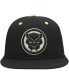 Men's Black Black Panther Fitted Hat