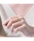 ფოტო #6 პროდუქტის RA 14K Gold Plated Green Cubic Zirconia Modern Ring