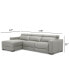 Фото #10 товара Nevio 115" 3-Pc. Leather Sectional with 2 Power Recliners, Headrests and Chaise, Created For Macy's