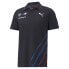 Фото #3 товара Puma Bmw Team Short Sleeve Polo Shirt Mens Black Athletic Casual 763323-01