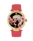 ფოტო #1 პროდუქტის Quartz Camilla Collection Coral Leather Watch 38Mm