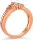 Ring Featuring (1/3 ct. t.w.) Nude Diamonds™ Set in 14K Rose Gold