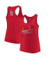 Women's Red St. Louis Cardinals Plus Size Swing for the Fences Racerback Tank Top