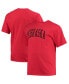 Фото #1 товара Men's Scarlet Nebraska Huskers Big and Tall Arch Team Logo T-shirt