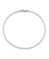 ფოტო #1 პროდუქტის Box Chain Anklet in 14k White Gold