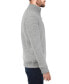 XRAY Men's Mock Neck Full Zip Sweater in Cream XL