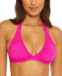 Фото #1 товара Women's Santorini Halter Bikini Top, Created for Macy's