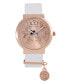 Фото #1 товара Часы и аксессуары ACCUTIME Женские наручные часы Disney 100th Anniversary белый кожаный ремешок 32 мм