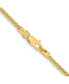 ფოტო #2 პროდუქტის Yellow IP-plated 3mm Cyclone Chain Necklace