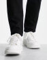 Pull&Bear chunky trainers with back tab in white