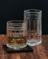 Фото #4 товара Lawrence 10 Ounce Double Old Fashion Drinking Glass 4-Piece Set