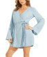 ფოტო #3 პროდუქტის Women's Zinnia Long-Bell-Sleeve Belted Dress