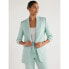 Фото #2 товара Scoop Relaxed Fit 3/4 Scrunch Sleeve Blazer Women's XXL (20) Light Green