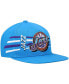 ფოტო #3 პროდუქტის Men's Powder Blue Utah Jazz Hardwood Classics Retro Bolt Deadstock Snapback Hat