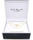 Фото #3 товара Giani Bernini initial Disc Layered Pendant Necklace in 18k Gold-Plated Sterling Silver, Created for Macy's