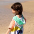 Фото #3 товара EUREKAKIDS Poncho towel for children ideal for pool and beach - hello summer stripes poncho