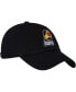 Men's Black Phoenix Suns Team Clean-Up Adjustable Hat